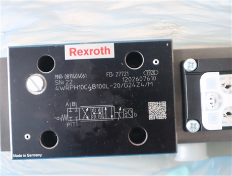 0811404061 4WRPH10C4B100L-2X/G24Z4/M 力士乐REXROTH阀
