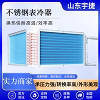 宇捷 数据中心机房干冷器 不锈钢散热器 翅片管散热器