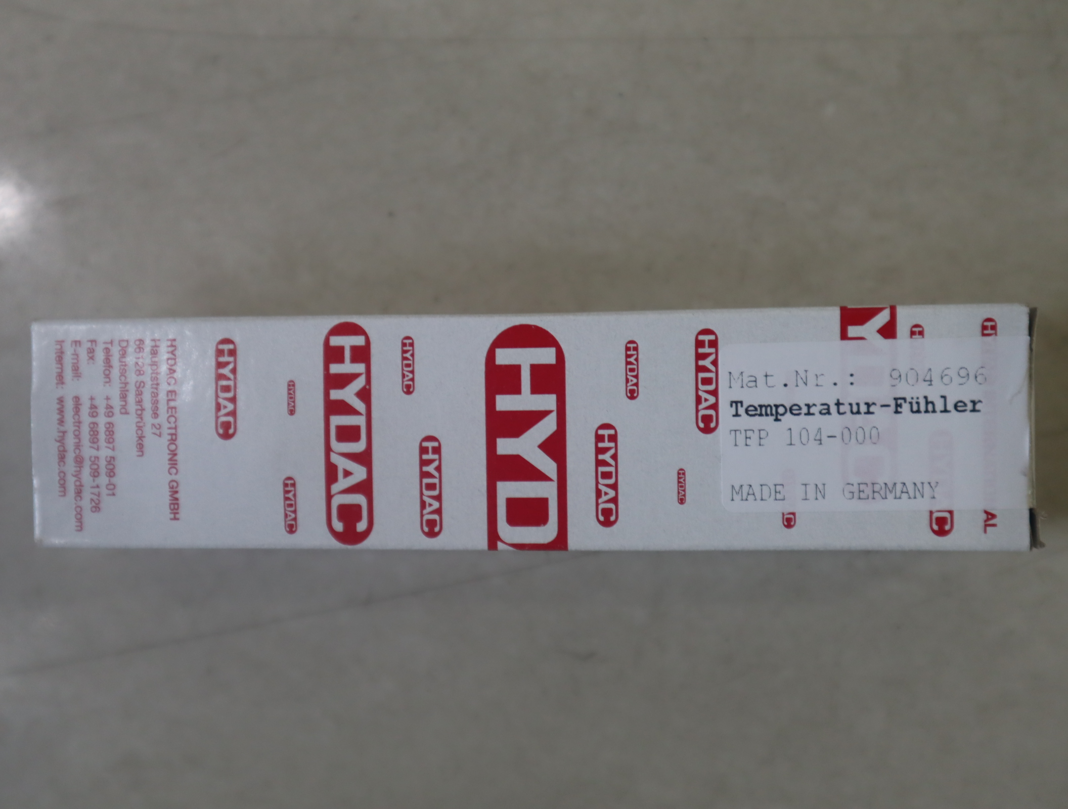 904696 TFP 104-000 贺德克HYDAC压力温度传感器