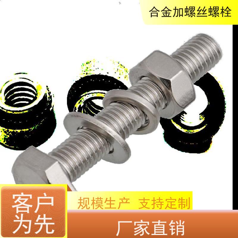 生产美标 Hastelloy B3 镍基合金 法兰阀门螺丝 来图定制