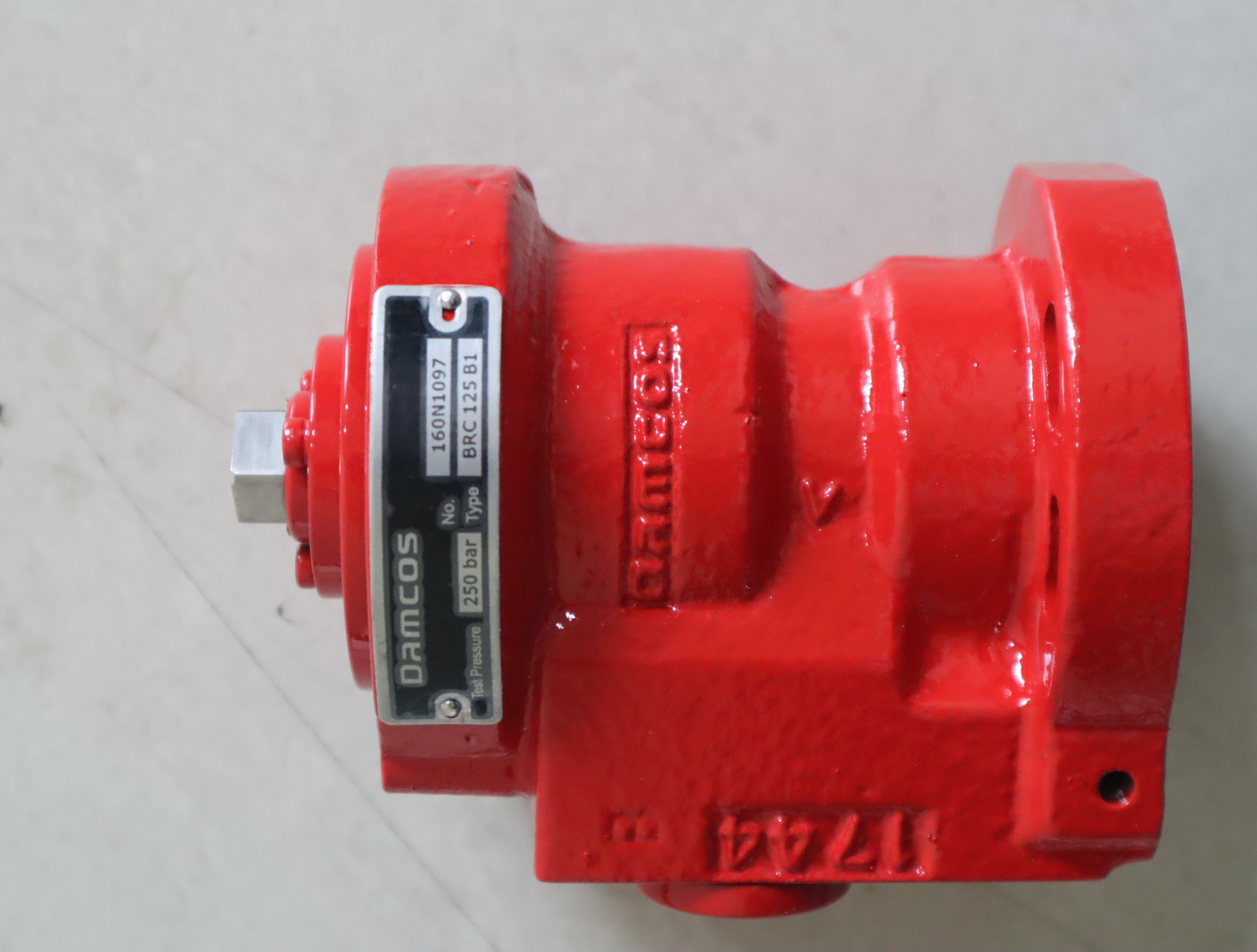 丹麦DAMCOS液位传感器执行器液压马达 BRC 125 B1 160N1097