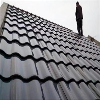 太阳能曲面发电瓦 隔热防水 bipv光伏瓦安装 零碳建筑改造