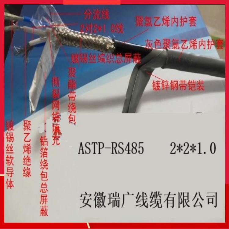 STP485-23、485铠装屏蔽双绞线\ZA-RS485-ASTP-120Ω 2×2×0.8