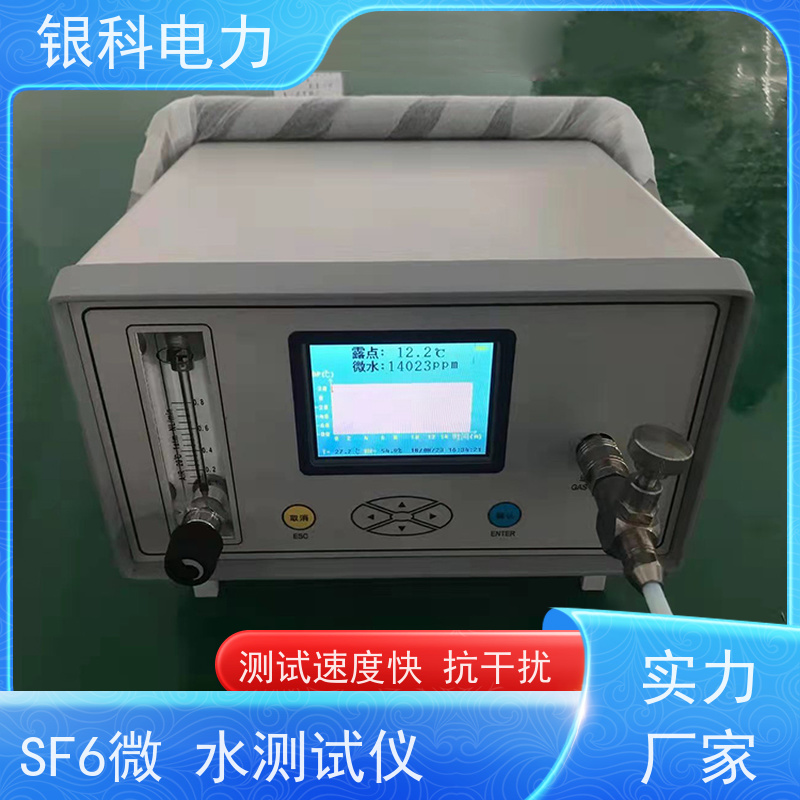 银科电力 SF6智能微水检测仪 测试速度快 抗干扰 便携式设计