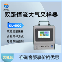 双路恒流大气采样器 采样器体积小，便于携带