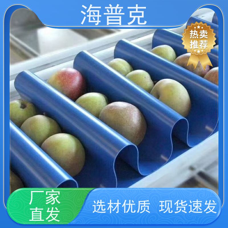 海普克 阻燃输送带 加挡板防掉落 耐高温 饼干糖果生产线