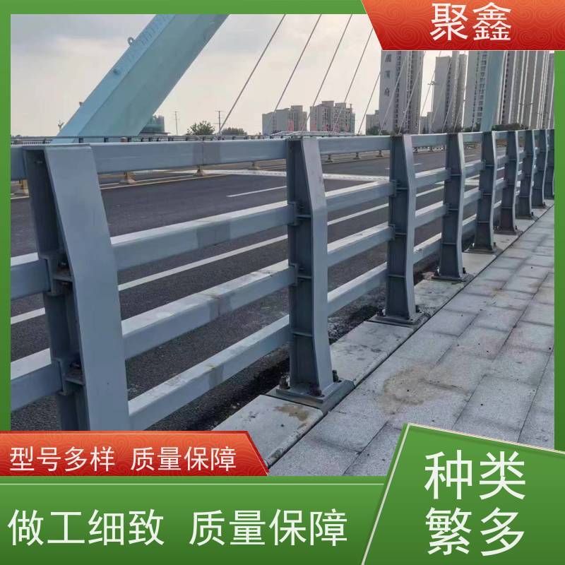 聚鑫 甘肃市政护栏 公园河边散步防护栏 坚固耐用不变形
