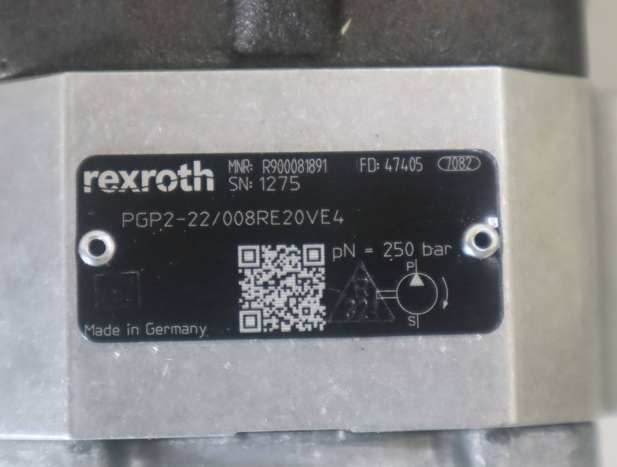 PGP2-21/008RE20VE4 R900081891 德国REXROTH力士乐齿轮泵