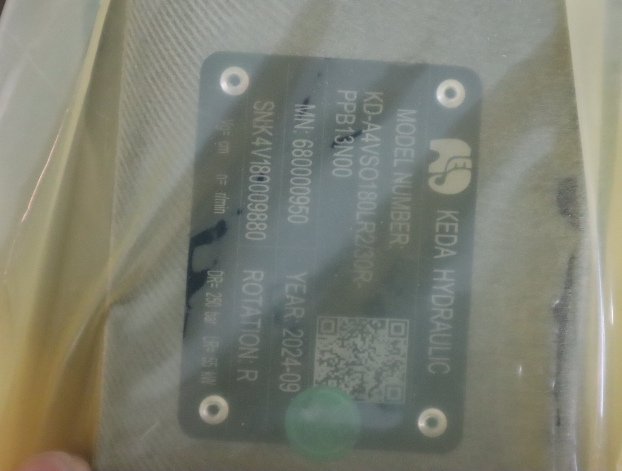 KD-A4VSO180LR2/30R-PPB13N00 680000950 科达KEDA 柱塞泵