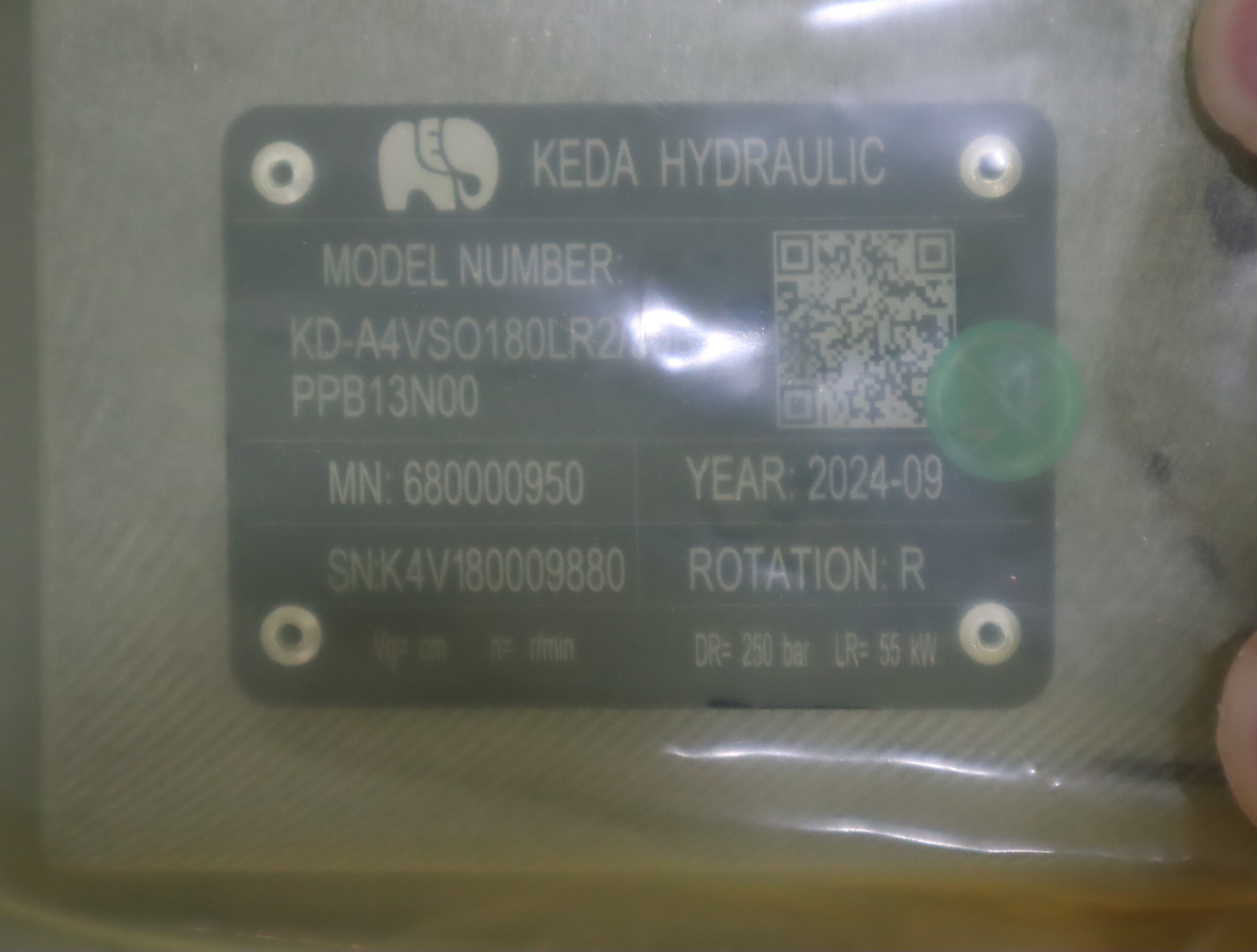 KD-A4VSO180LR2/30R-PPB13N00 680000950 科达KEDA 柱塞泵