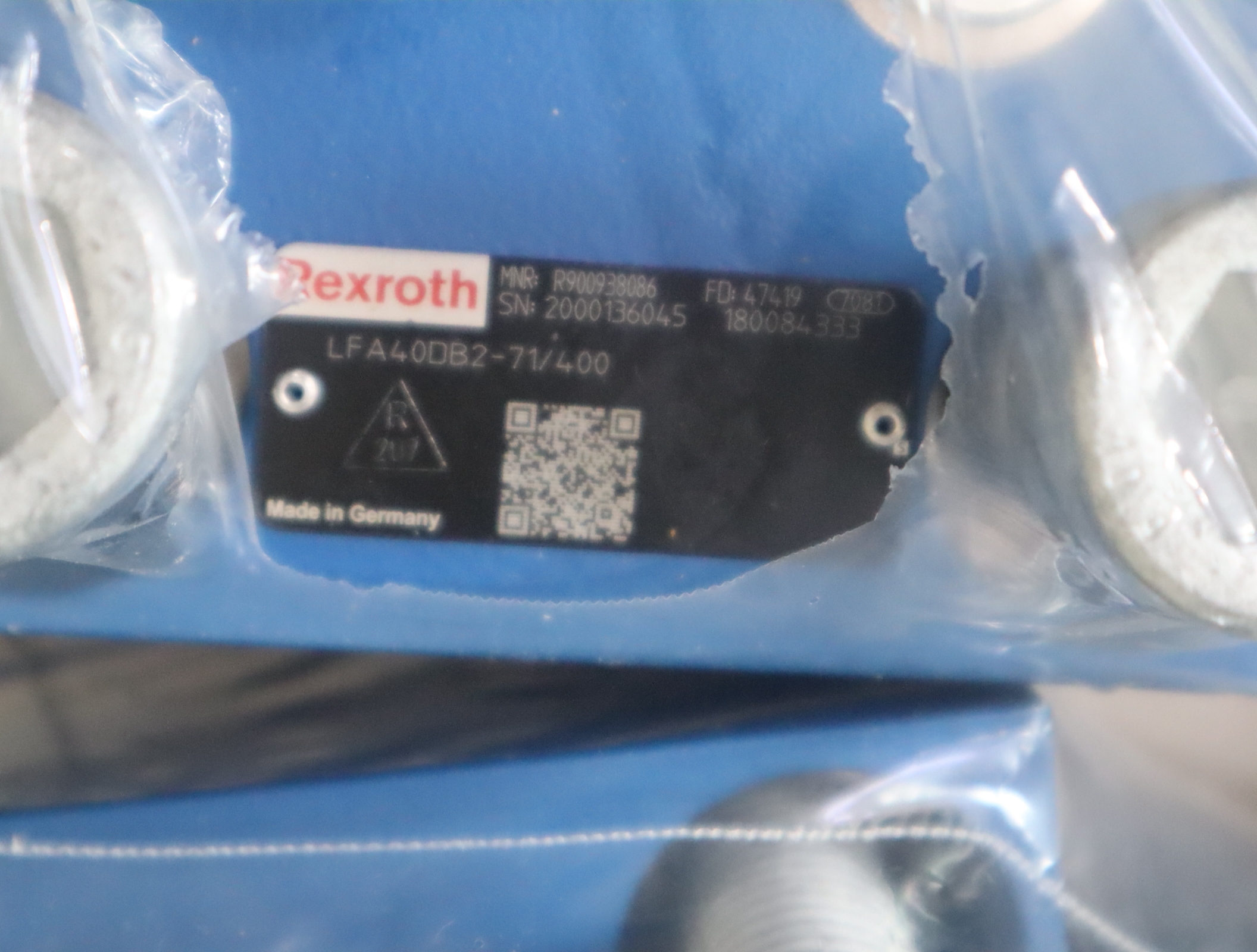 LFA40DB2-72/400 R900938086 LFA40DB2-73/400 力士乐REXROTH盖板