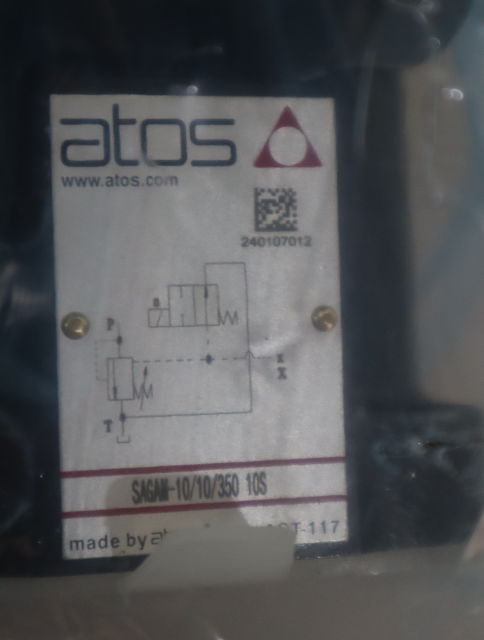 SAGAM-10/10/350 10S 意大利阿托斯ATOS溢流阀 AST-117