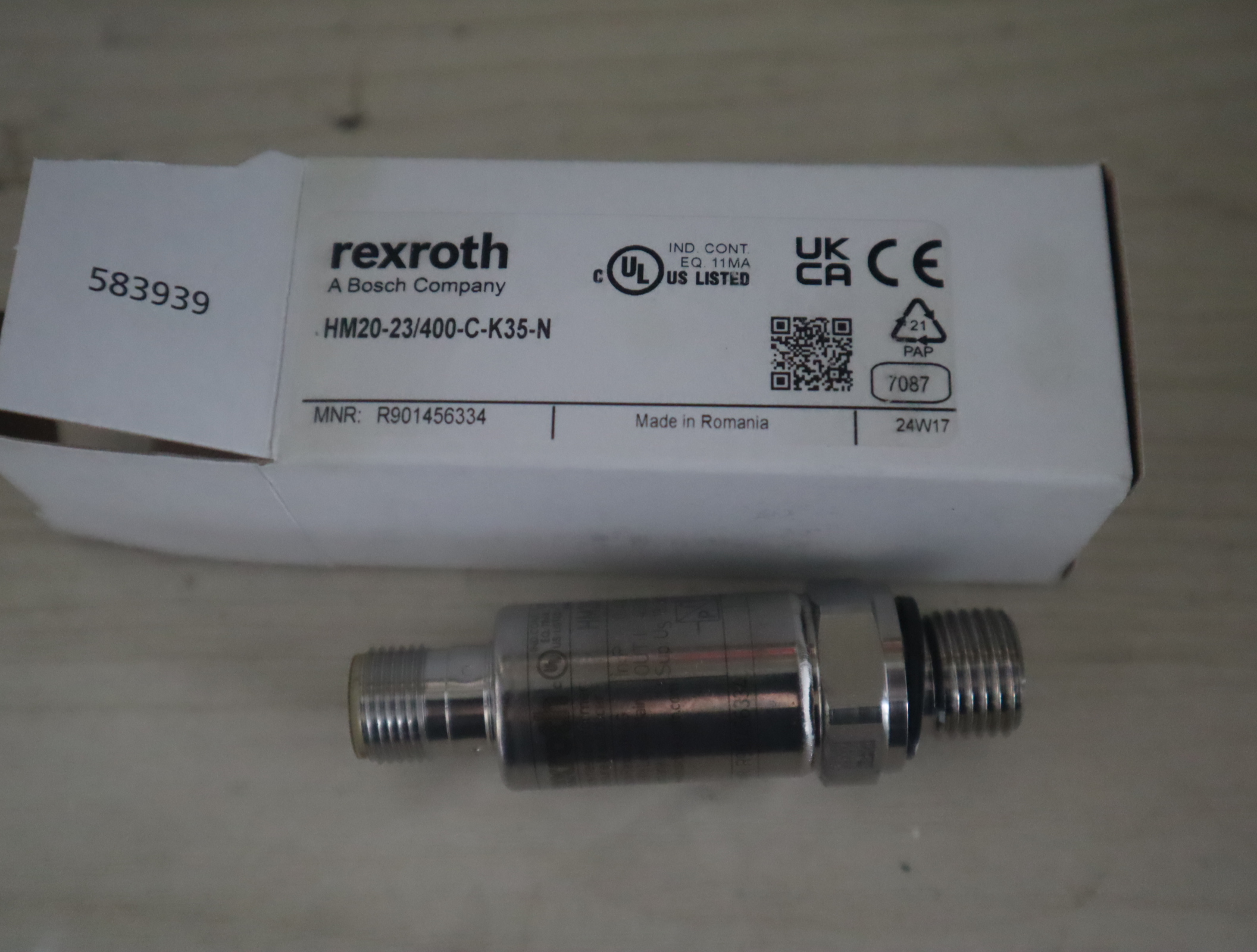 HM20-20/400-C-K35-N R901456334 德国力士乐REXROTH压力传感器