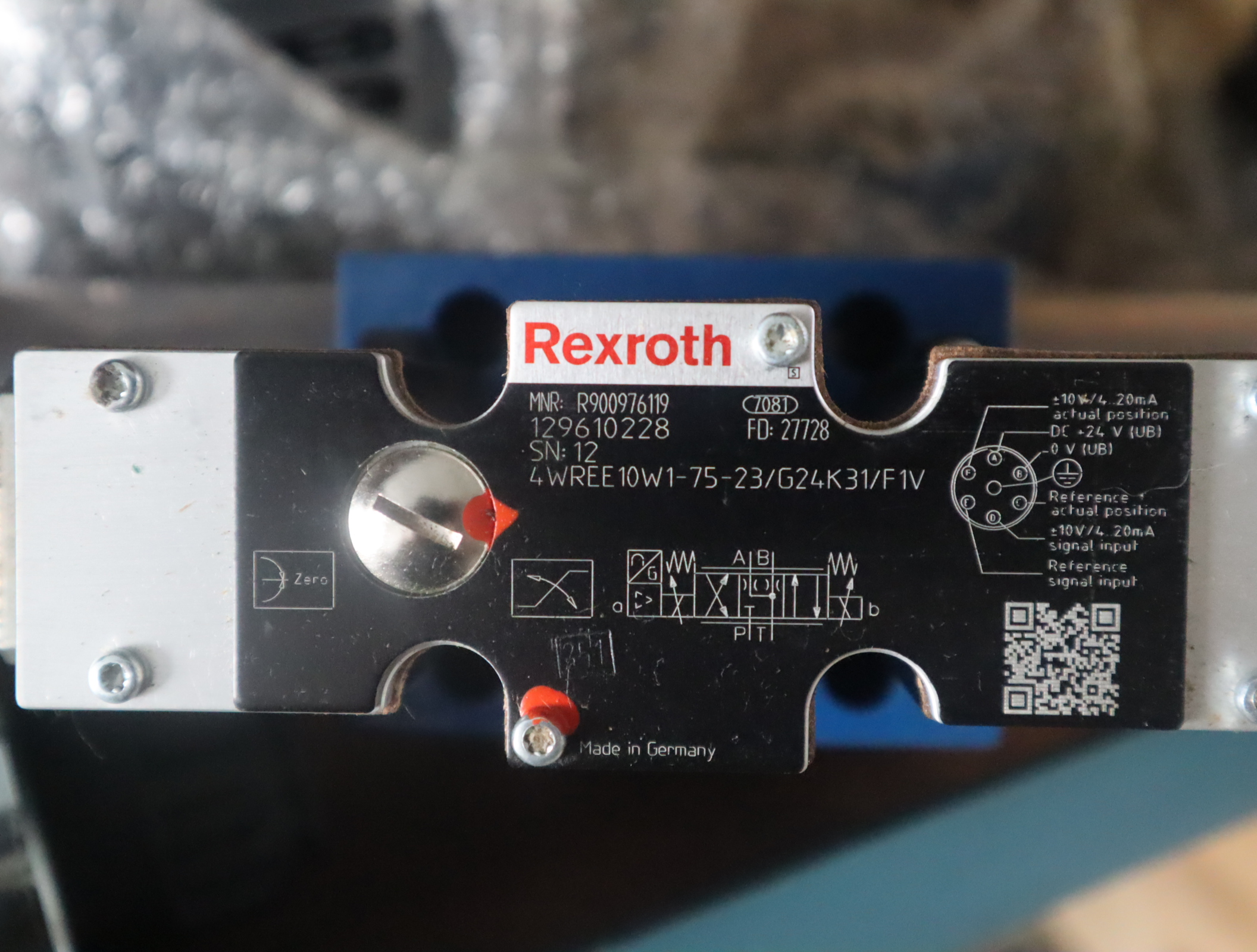 4WREE10W1-75-22/G24K31/F1V R900976119 力士乐REXROTH比例阀