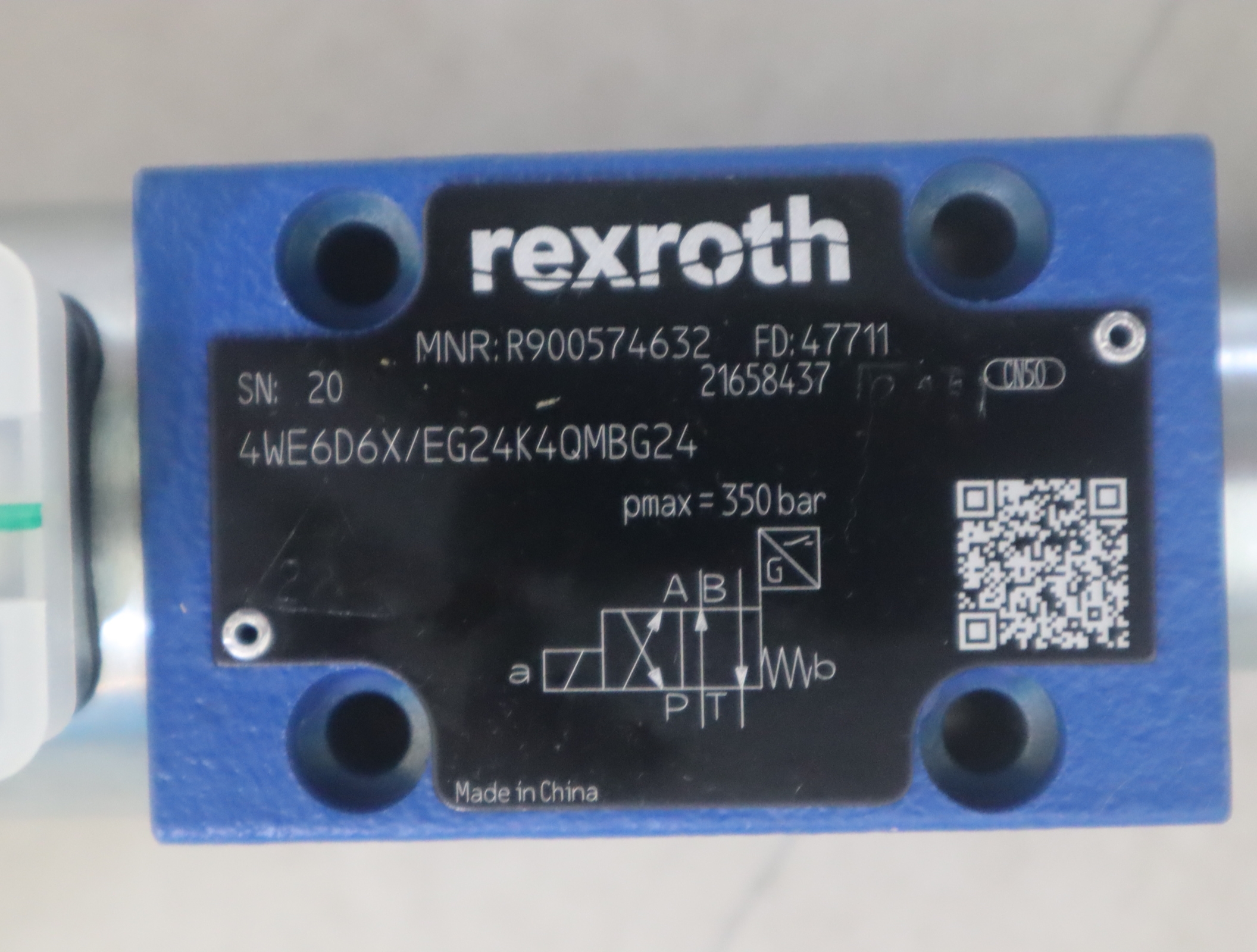 4WE6D62/EG24K4QMBG24 R900574632 德国力士乐REXROTH电磁阀