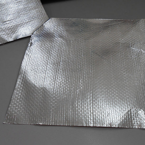 器械设备塑料包装薄膜 镀铝箔四方立体保温铝塑编织卷筒膜袋铝箔膜