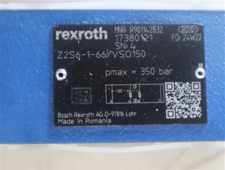 Z2S6-1-62/VSO150 R901142832 德国REXROTH力士乐Z2S6-1-64/VSO150