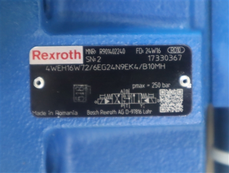 4WEH16W7X/6EG24N9EK4/B10MH R901402240 德国REXROTH力士乐电液阀