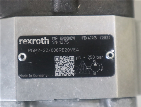 PGP2-21/008RE20VE4 R900081891 德国REXROTH力士乐齿轮泵