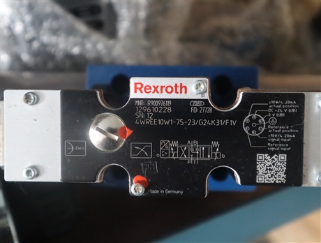 4WREE10W1-75-2X/G24K31/F1V R900976119  力士乐REXROTH比例阀