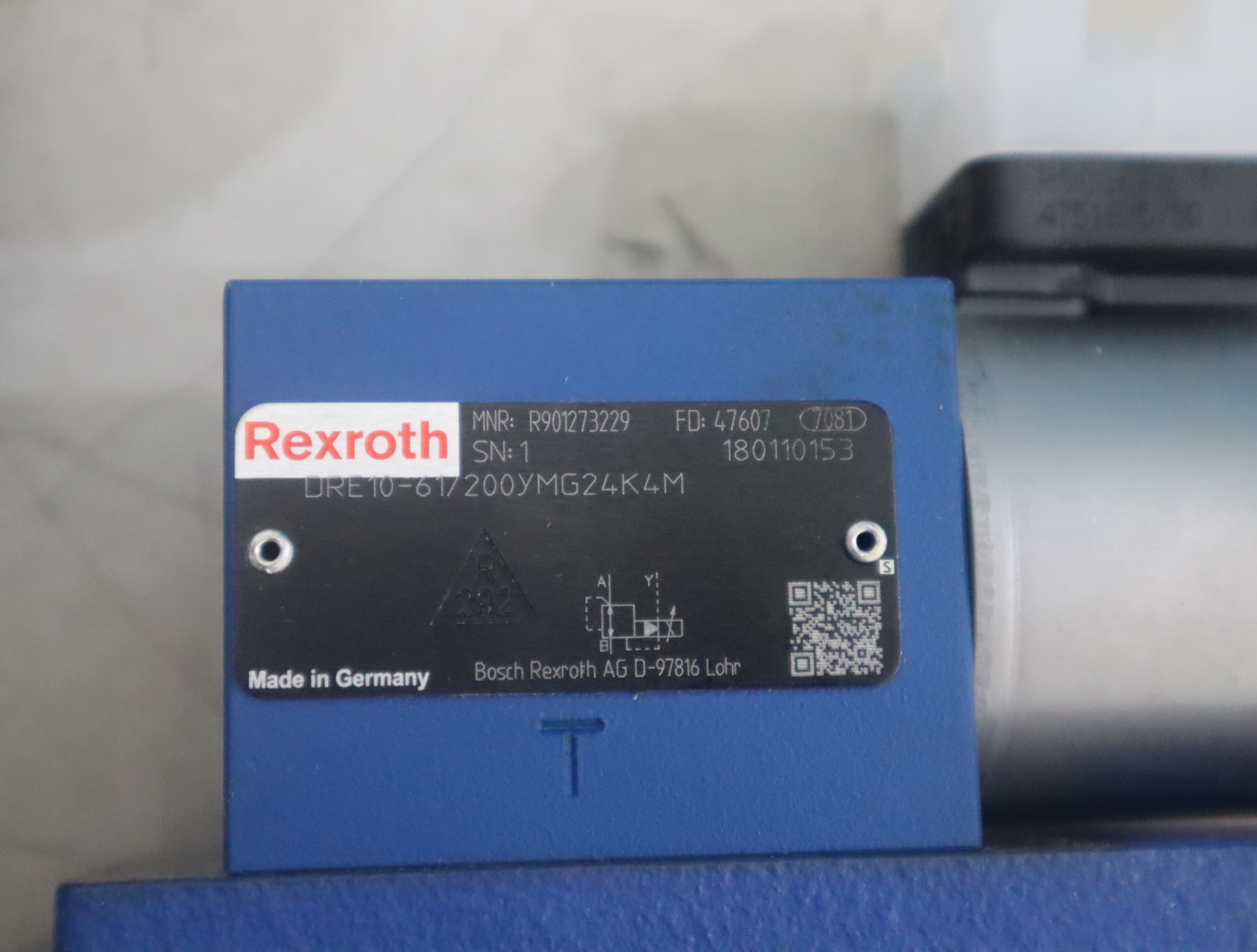 DRE10-60/200YMG24K4M R901273229 德国力士乐REXROTH比例溢流阀