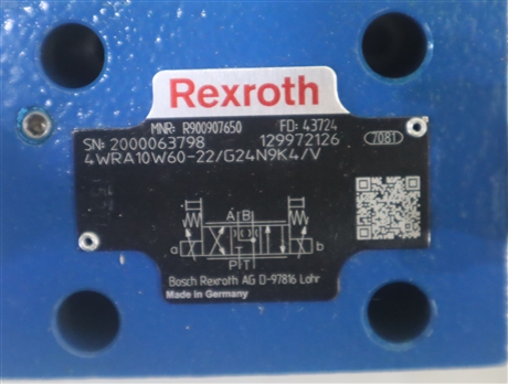 4WRA10W60-23/G24N9K4/V R900907650 德国力士乐REXROTH比例阀