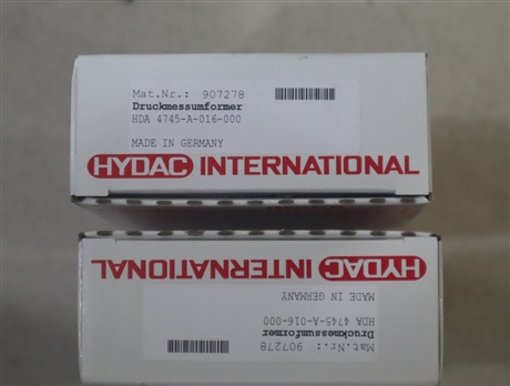 HDA4745-A-016-000 907278 德国贺德克HYDAC压力温度传感器