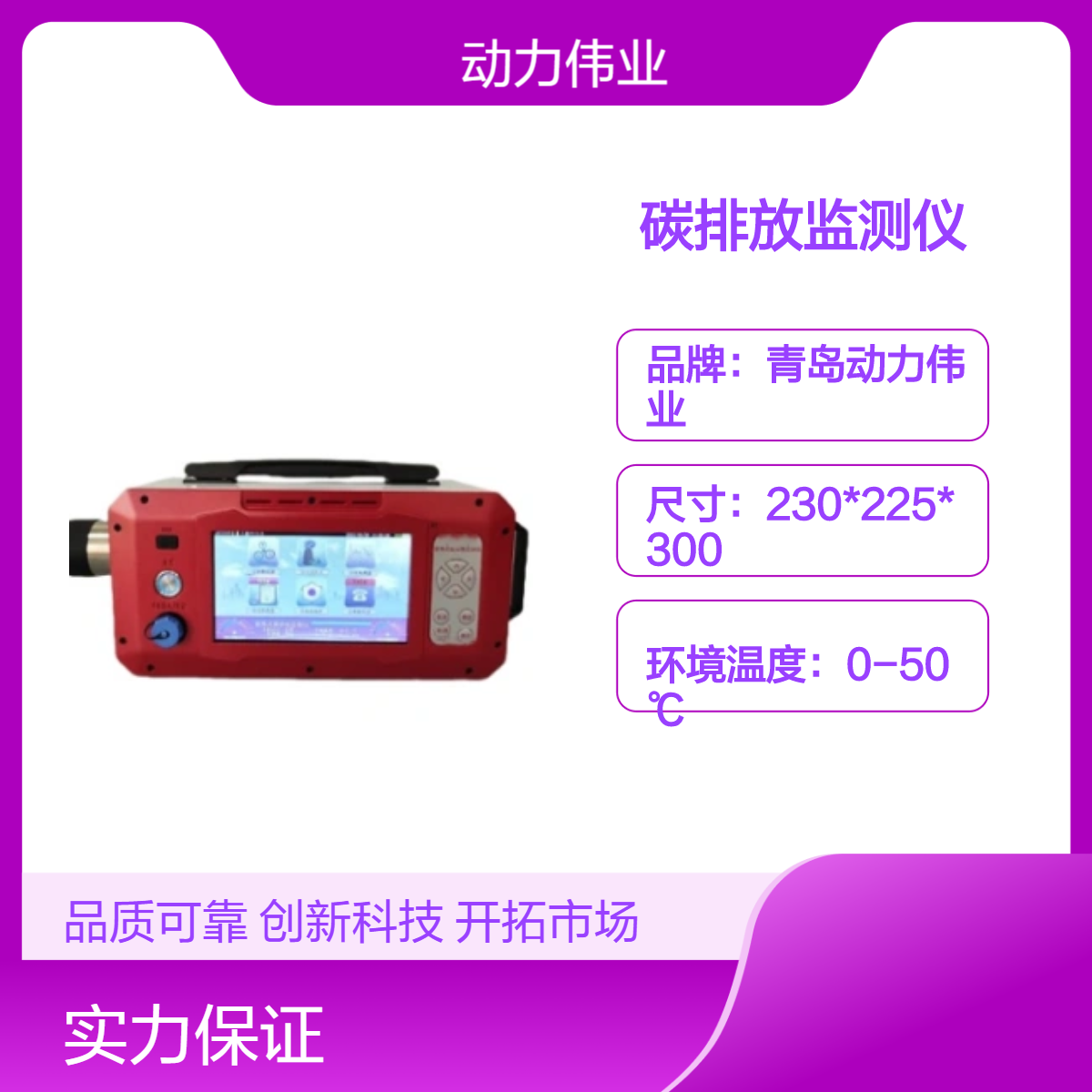 固定源废气监测DL-6300C型便携式碳排放监测仪