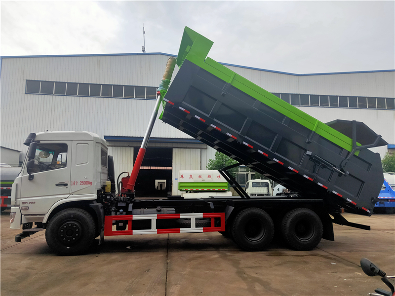 东风后双轴20吨含水粪便运输车 转运污泥沼渣可用 锰钢碳钢材质可选