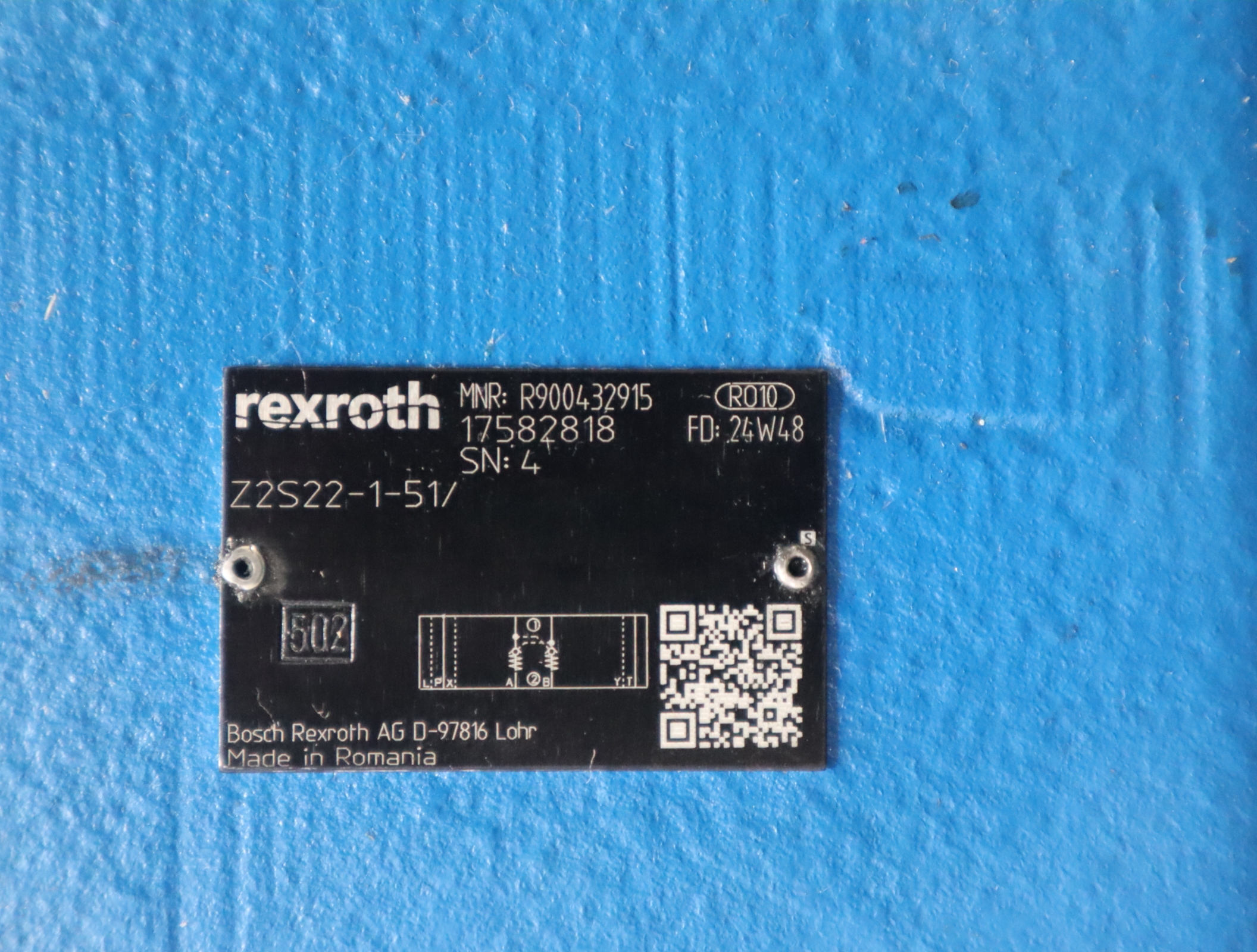 Z2S22-1-5X/ Z2S22-1-52/ R900432915 德国力士乐REXROTH单向阀