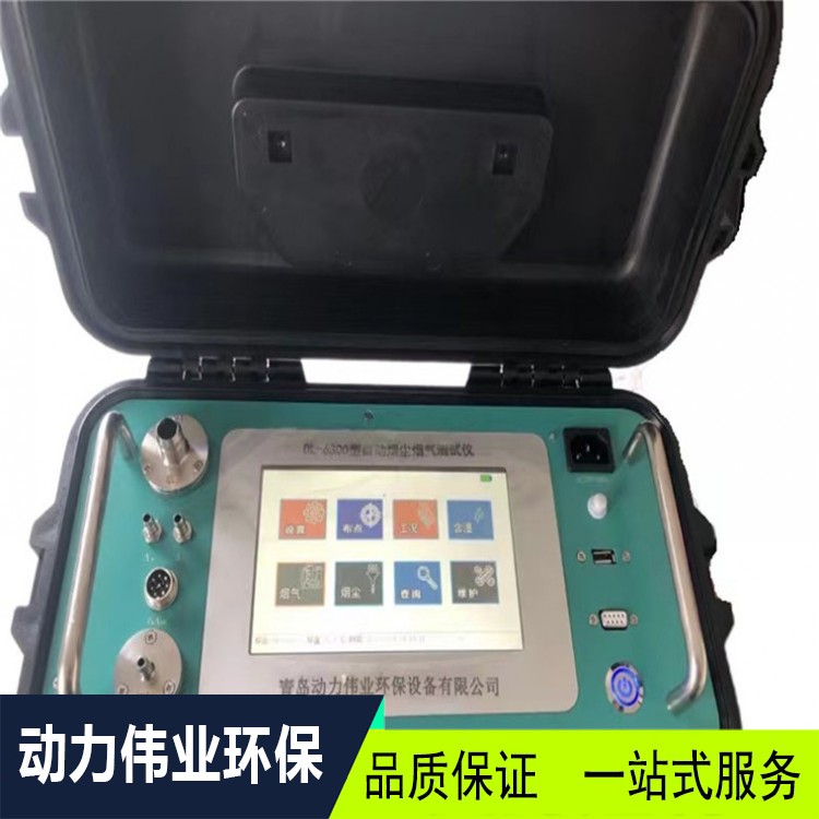 DL-6300自动烟尘烟气测试仪（内置锂电池）内集成差压、微处理器