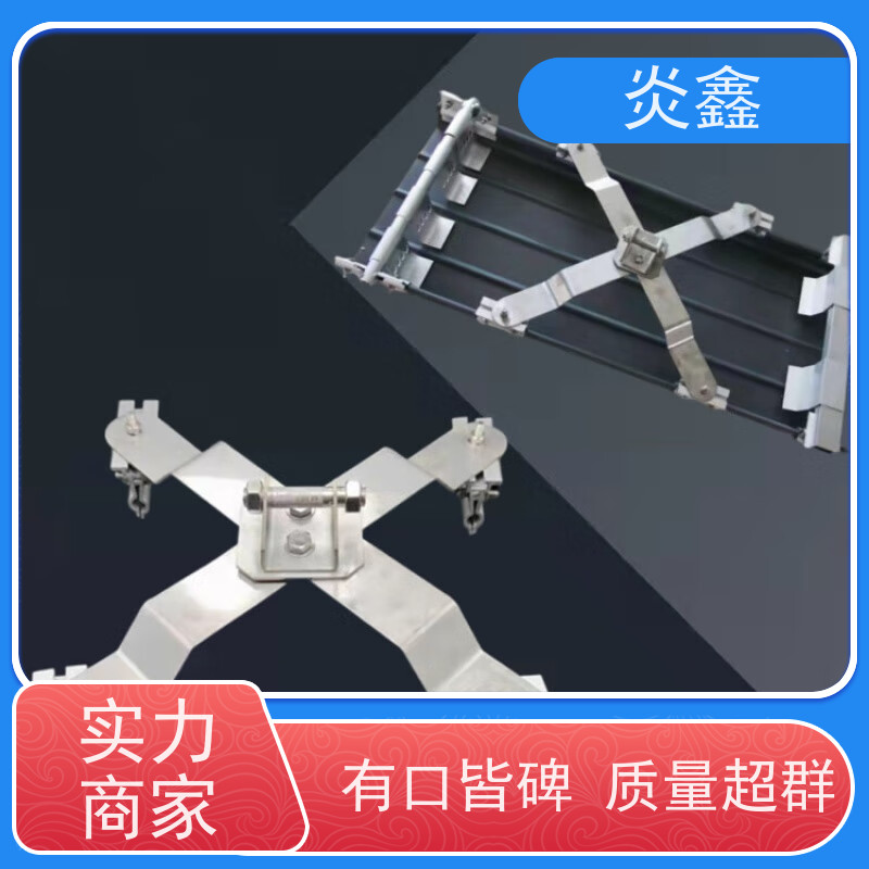 钢结构防坠落系统 X型水平生命线装置 操作便捷 高空作业防护 防腐