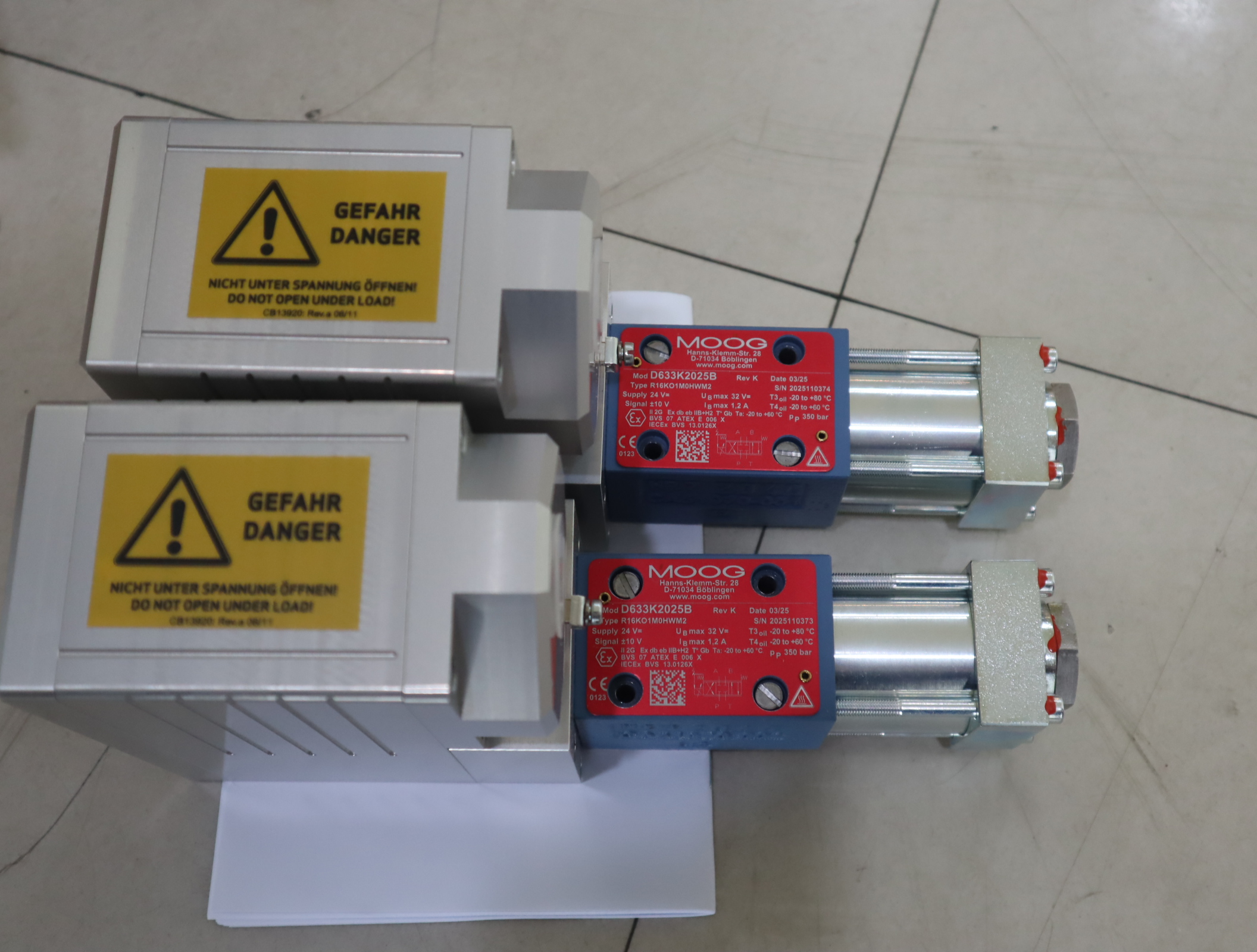 D633K2025B R16KO1M0HWM2 美国穆格MOOG伺服阀 德国产