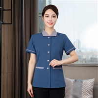  物业服装定制 工作服 物业保洁服 物业职业装 短袖环保工作服 