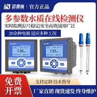 在线PH检测仪 工业强酸碱ORP实时监测 脱酸脱销多参数一机集成