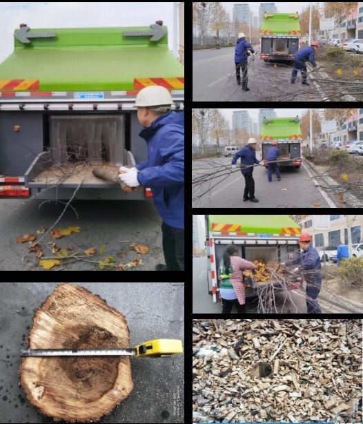  可升降树枝粉碎车 农业秸秆回收车 厂