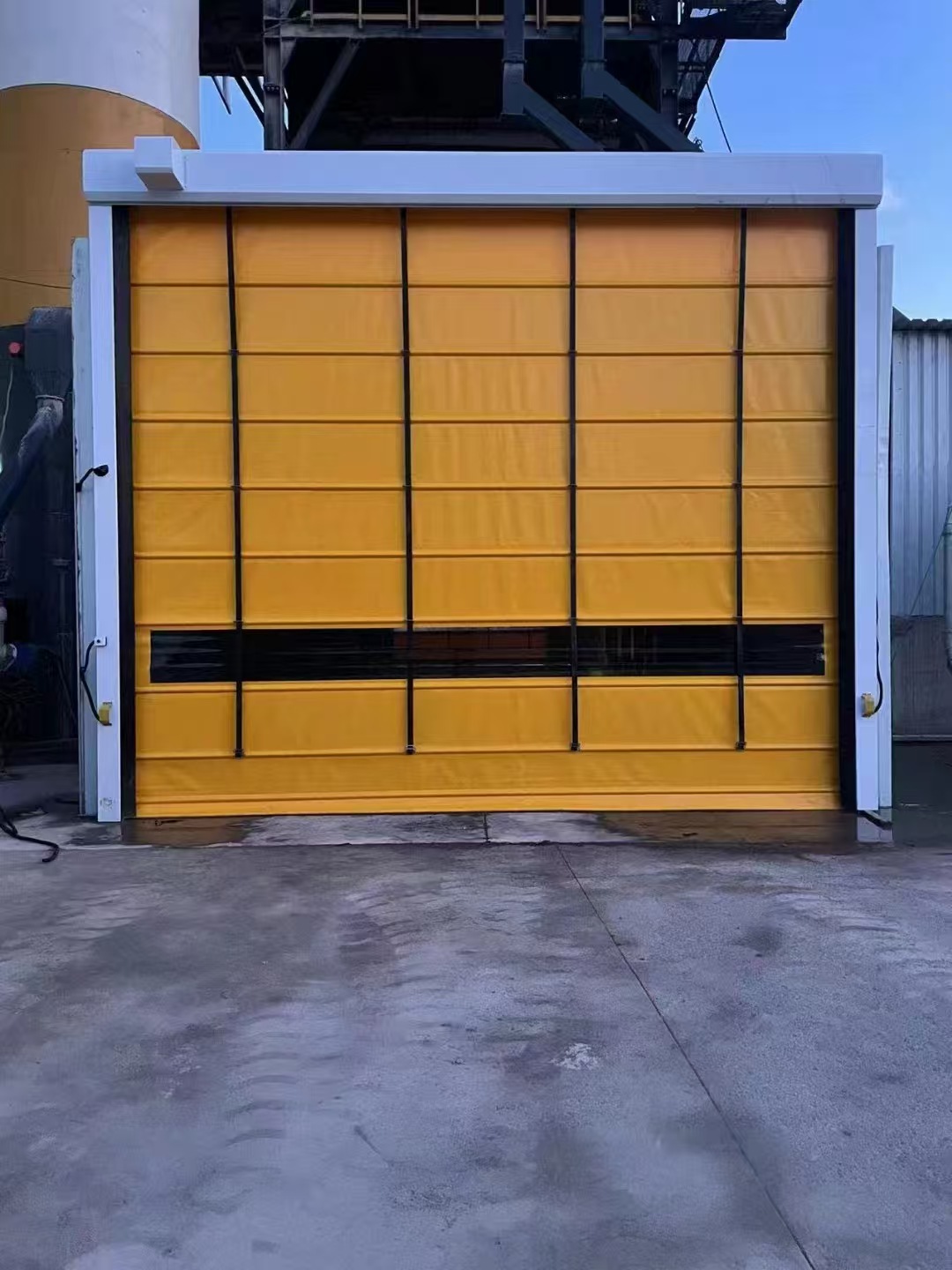 供应惠州PVC快速堆积门 感应柔性大门 惠州富利门