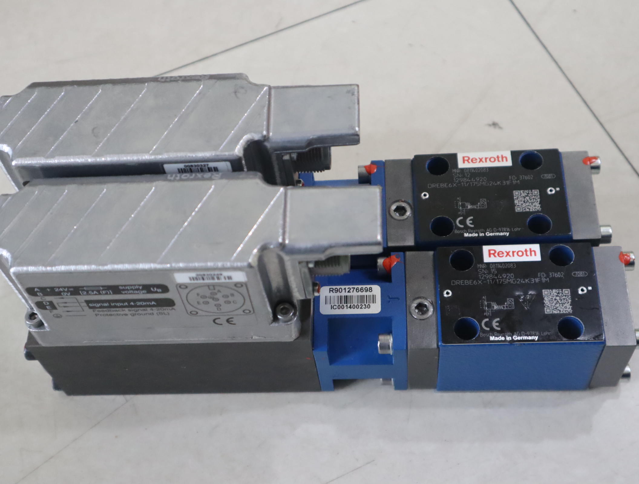 DREBE6X-11/175MG24K31F1M 0811402083  德国力士乐REXROTH比例阀