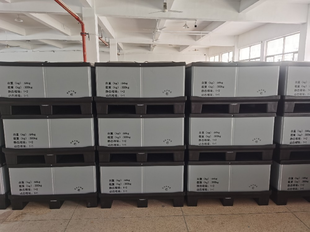 注塑围板箱汽车金属零配件可折叠周转箱高承重物流重型组装蜂窝板