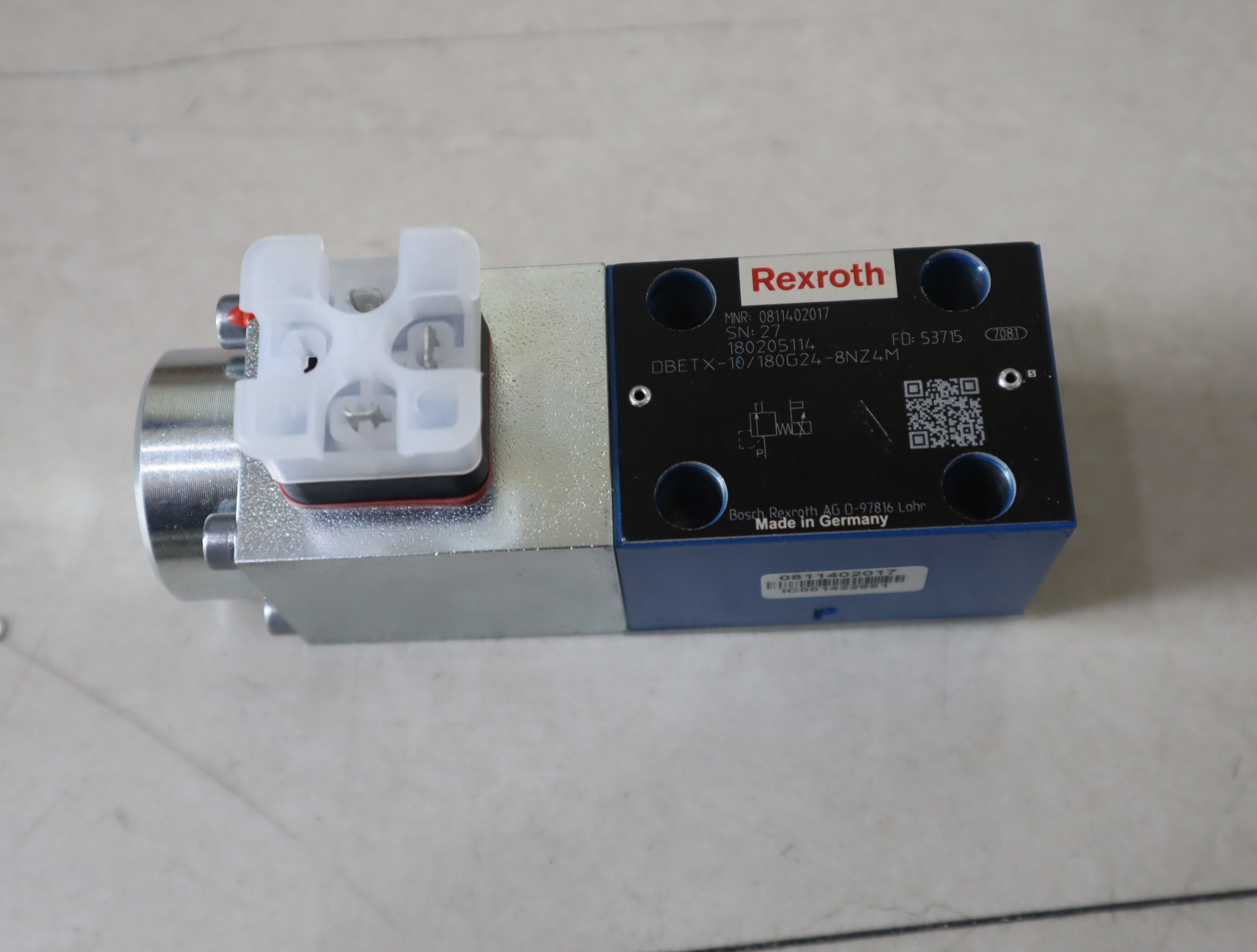 DBETX-1X/180G24-8NZ4M 0811402017 德国力士乐REXROTH比例溢流阀