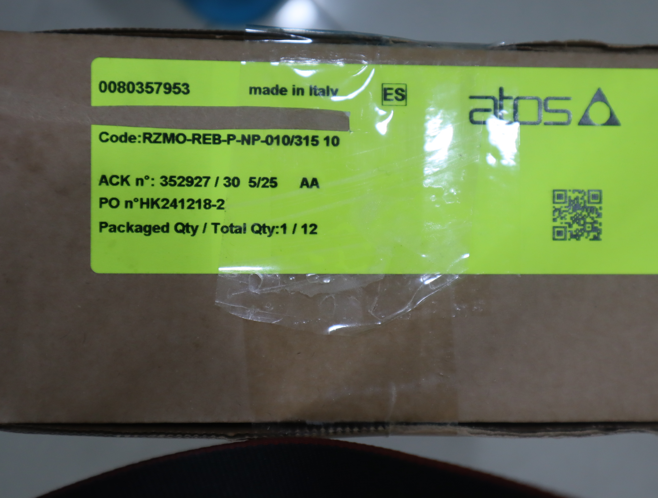 RZMO-REB-P-NP-010/315 10 意大利阿托斯ATOS比例阀RZMO-REB-P-