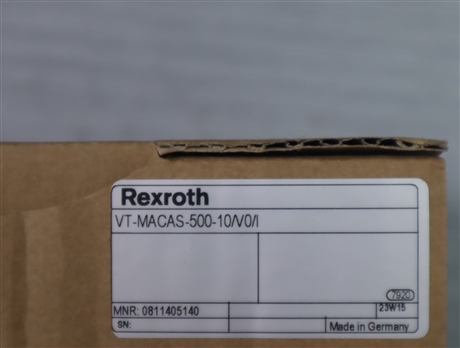 0811405140 VT-MACAS-500-1X/V0/I 力士乐REXROTH放大器