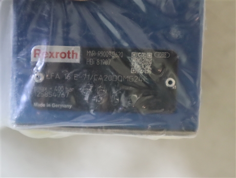 R900912620  LFA16E-71/CA20DQMG24F 德国力士乐REXROTH逻辑阀盖板