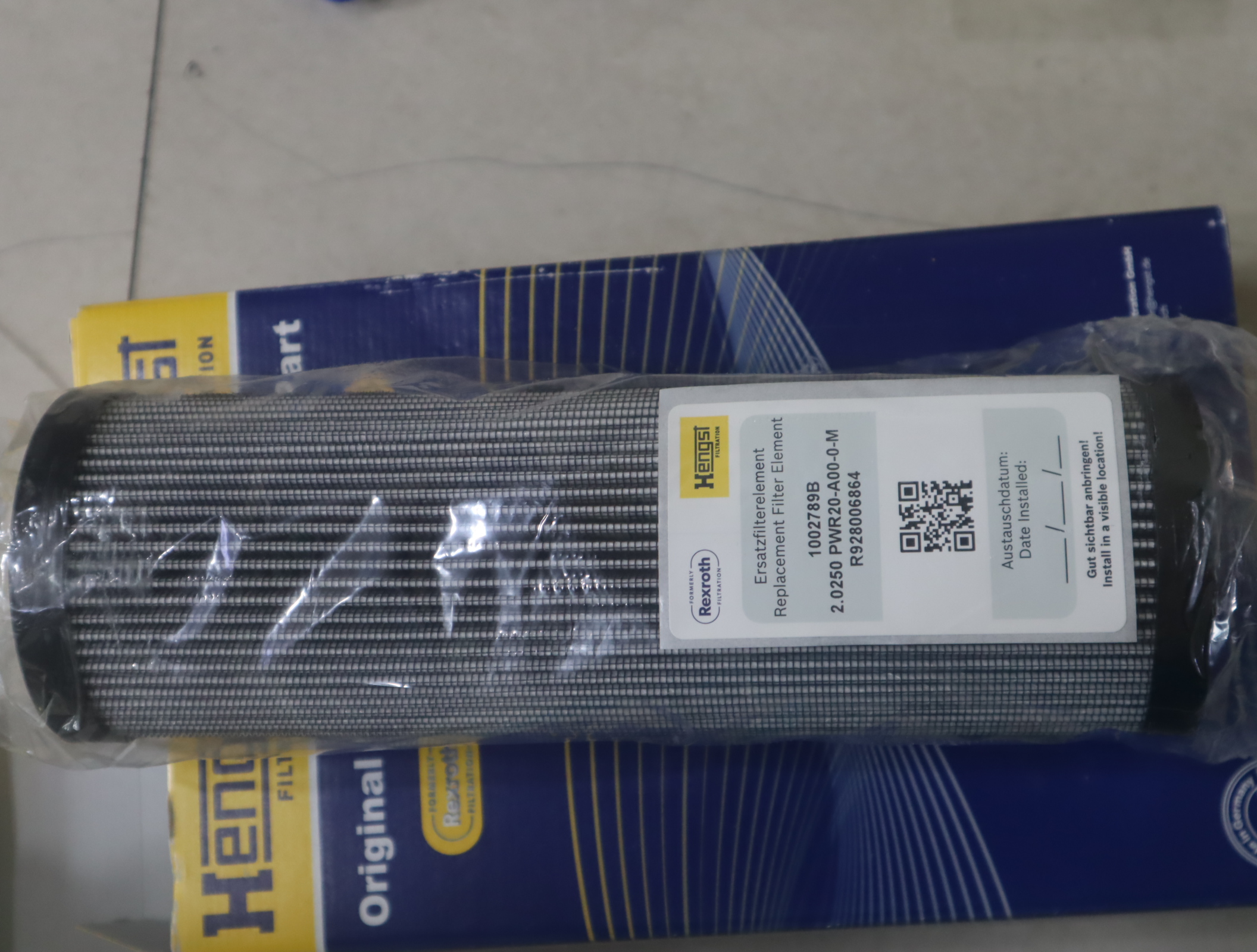 2.0250 PWR20-A00-0-M R928006864 1002789B 汉格斯特HENGST滤芯