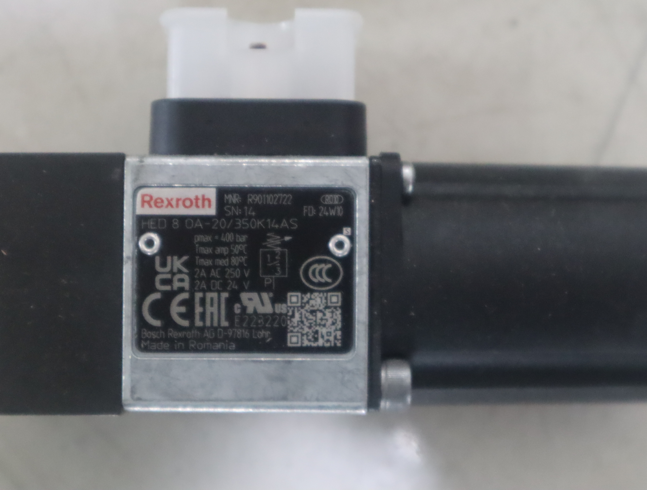 HED8OA-20/350K14AS R901102722  力士乐REXROTH继电器压力开关