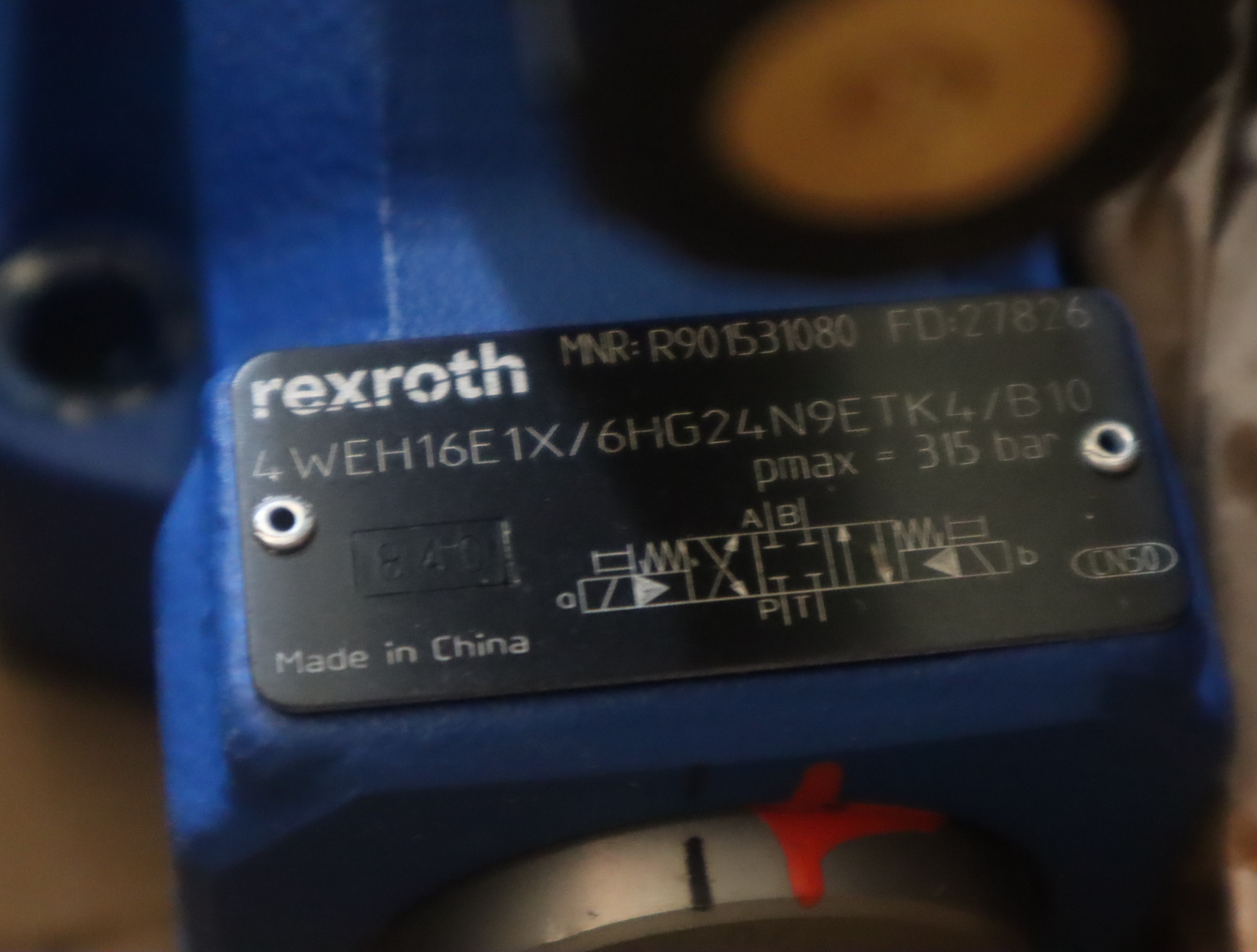 4WEH16E1X/6HG24N9ETK4/B10 R901531080 德国力士乐REXROTH电液阀