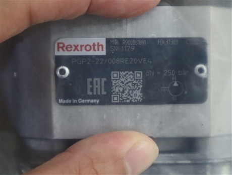 R900081891 PGP2-2X/008RE20VE4 德国力士乐REXROTH齿轮泵