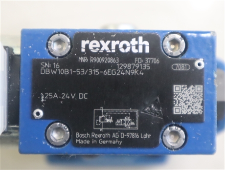 R900920863 DBW10B1-5X/315-6EG24N9K4 力士乐REXROTH