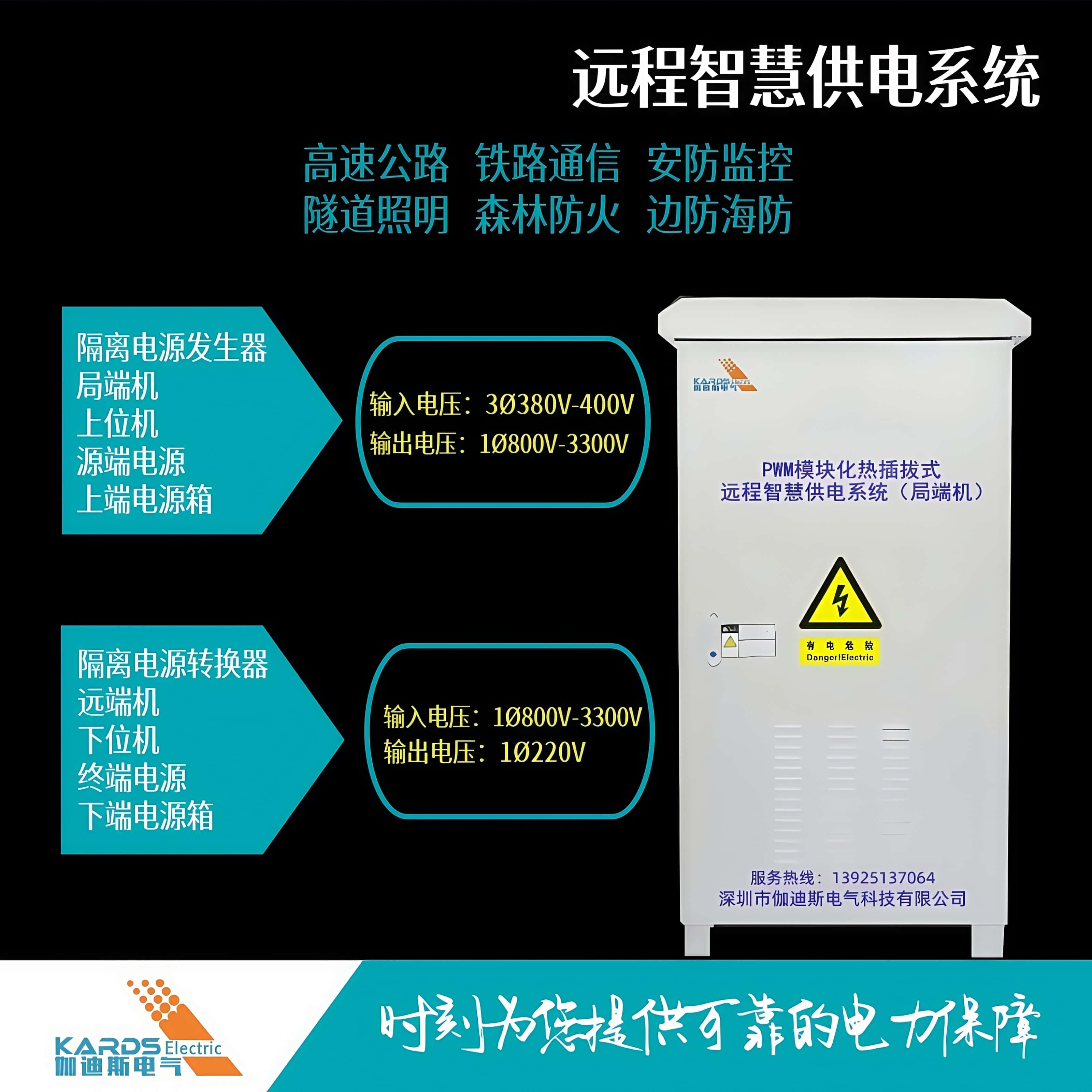 高速公路隔离电源发生器20KVA50KVA立式转换器380V输入局端机