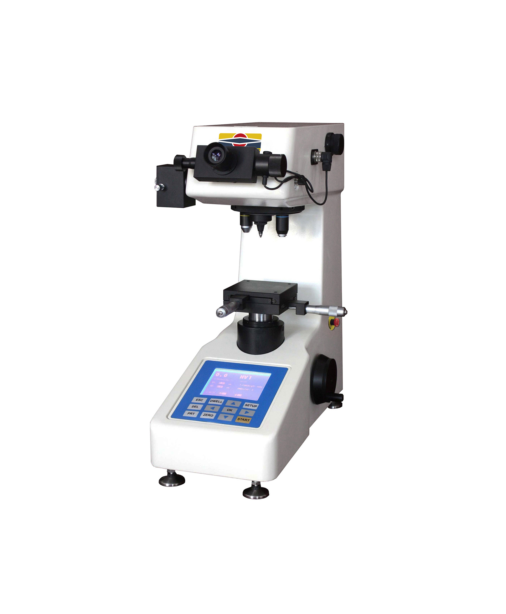 402SXV数显显微维氏硬度计 精度高自动转塔内部不锈钢零件结构